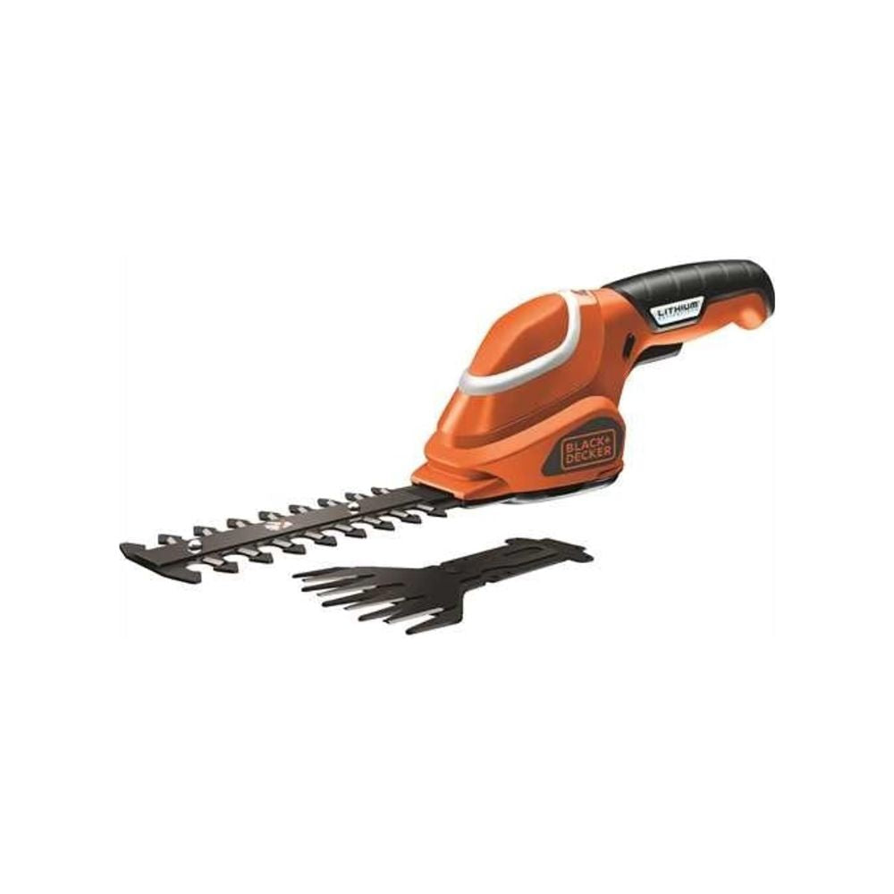 BLACK DECKER 7v Cordless Garden Shear Shrubber Kit The Grazie