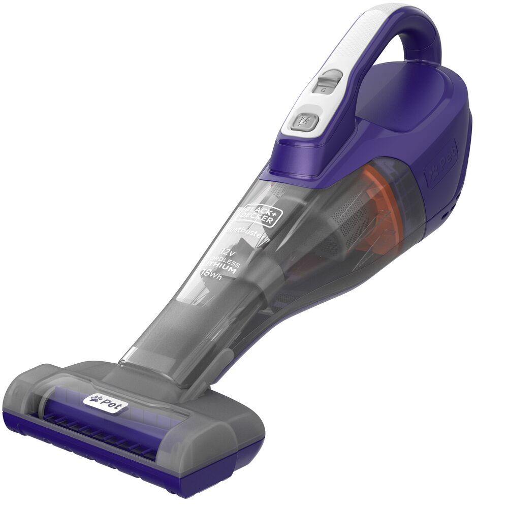 Black+Decker 10.8V 1.5Ah Li-Ion Dustbuster Pivot Cordless Handheld Vacuum  for Home & Car, 2 Years Warranty - Blue/White