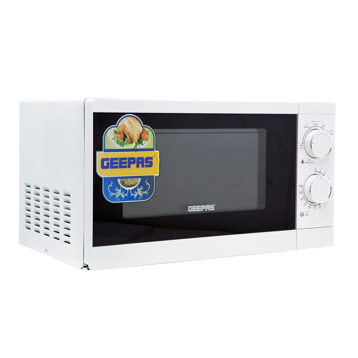 Microwave Oven, 20L Solo Electric Oven, GMO1894 | Re-Heating and Fast Defrosting | Adjustable Temperature & Timer Function | 1200W Powerful Oven