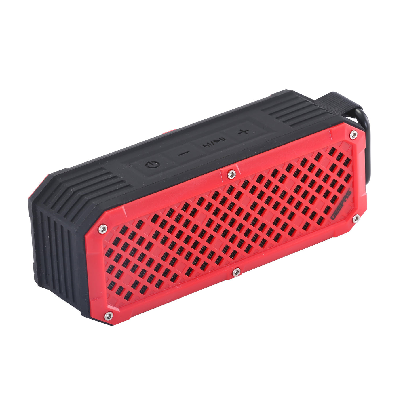 Geepas GMS8591 - Rechargeable Bluetooth Speaker| USB/TF card |1000 MAH - Portable Bluetooth Speaker, Wireless Speaker with Stereo Hi-Fi Bass, Built-in 1000 MAH Battery, In Built Microphone for Hands Free Calling