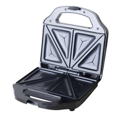 Portable Powerful 2 Slice Grill Maker with Non-Stick Plates 700W  with Non-Stick Plates GGM6002 Geepas