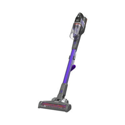 BLACK+DECKER 4-in-1 Cordless Powerseries Extreme Pet Stick Vacuum Cleaner 18V 1.5 Ah Purple/Grey BDPSE1815P-QW