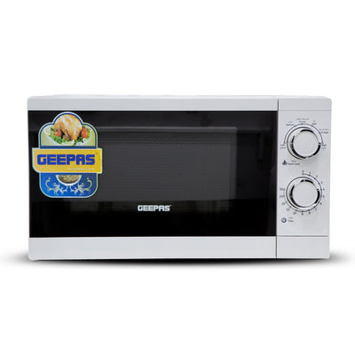 Microwave Oven, 20L Solo Electric Oven, GMO1894 | Re-Heating and Fast Defrosting | Adjustable Temperature & Timer Function | 1200W Powerful Oven