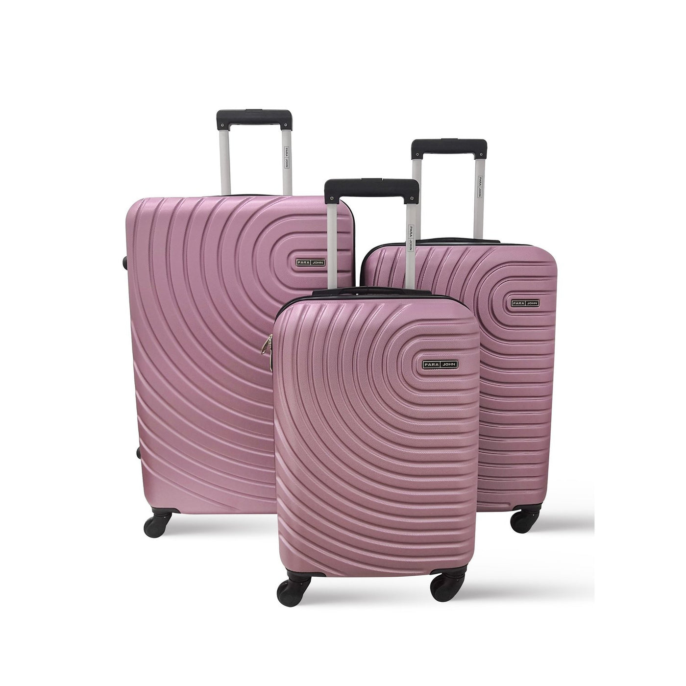 Kenzo 3-Piece ABS Hardside Spinner Luggage Trolley Set
