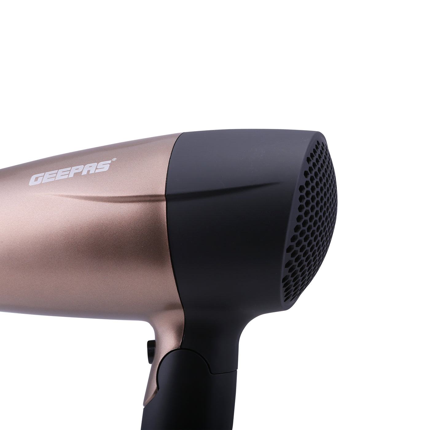 GH8642 1600W Mini Hair Dryer With Foldable Handle - 2-Speed And 2 Temperature Settings, Cool Shot Function, Ideal For All Types Of Hairs Gold/Black