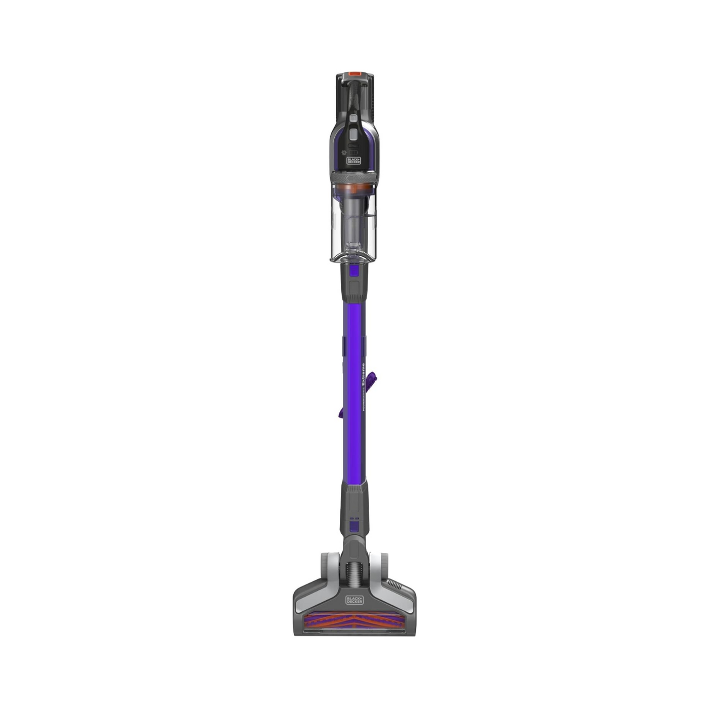 BLACK+DECKER 4-in-1 Cordless Powerseries Extreme Pet Stick Vacuum Cleaner 18V 1.5 Ah Purple/Grey BDPSE1815P-QW