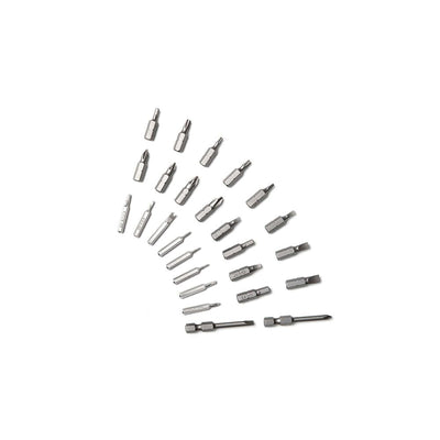 Brown Box  4V 5Nm Li-Ion Cordless Electric Push & Go Screwdriver with 27 Pieces Accessories in Kitbox for Screwdriving, Fastening and Wire Stripping