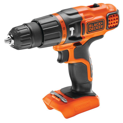 Brown Box Cordless Hammer Drill with 11 Torque Settings, 18V, Battery Not Included