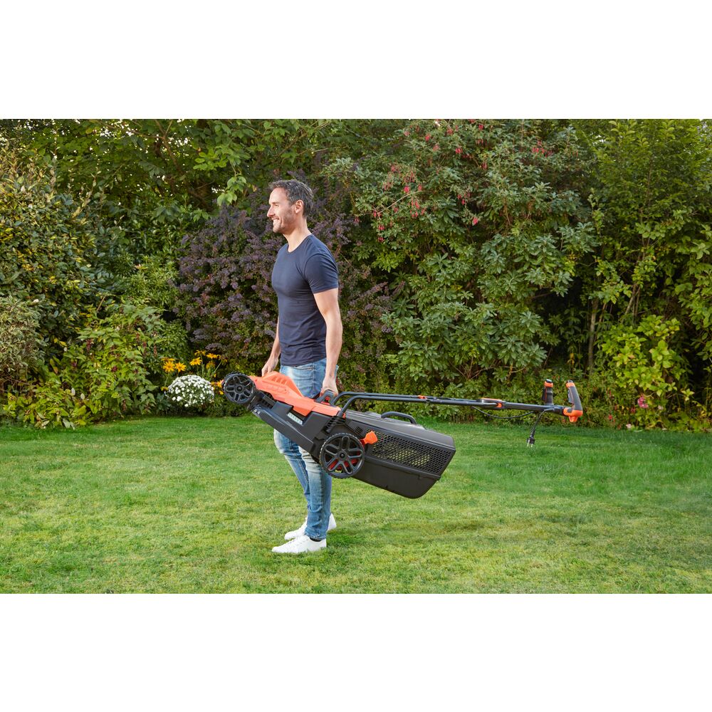 Brown Box 1800W 42cm Easy Steer Lawn Mower for Lawn & Garden