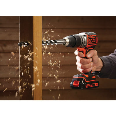 Brown Box Cordless Hammer Drill Power Tool, 18V, Battery Not Included