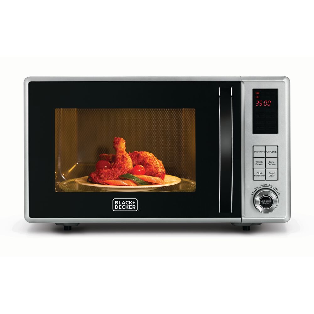 Brown Box 800W 23 Liter Combination Microwave Oven with Grill