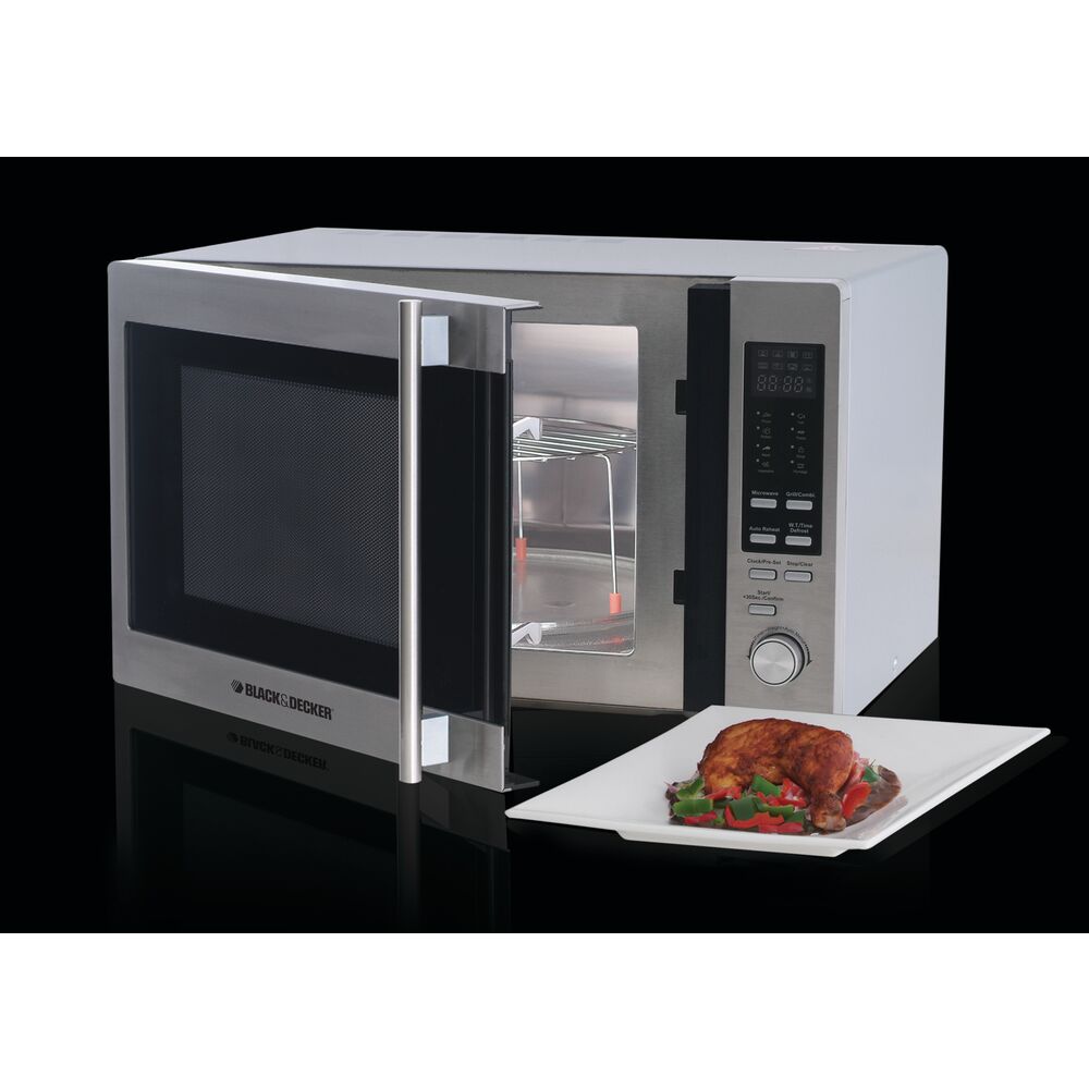 Brown Box 30L Lifestyle Combination Microwave Oven with Grill & Mirror Finish