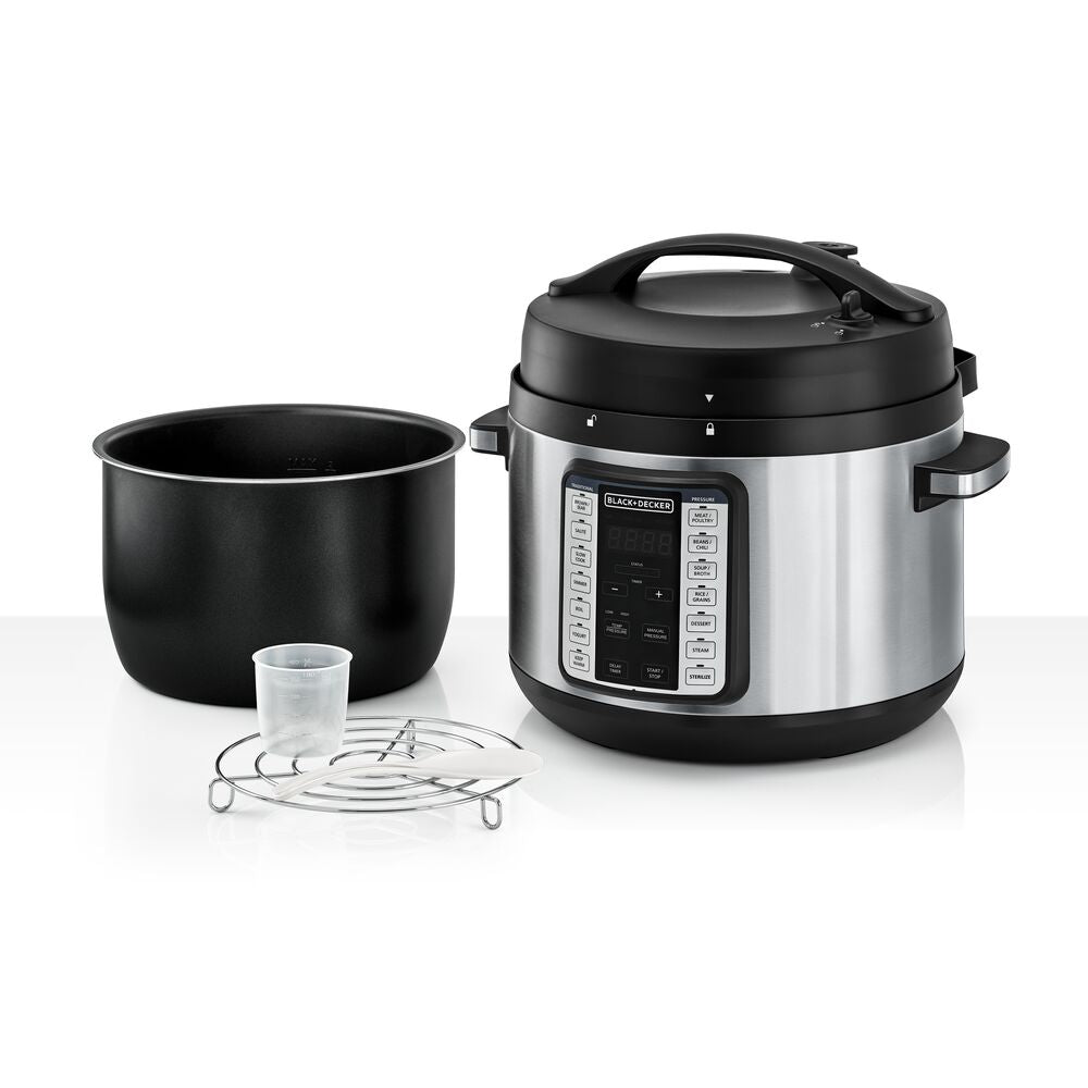 BLACK DECKER Smart Programmable Electric Pressure Cooker The Grazie