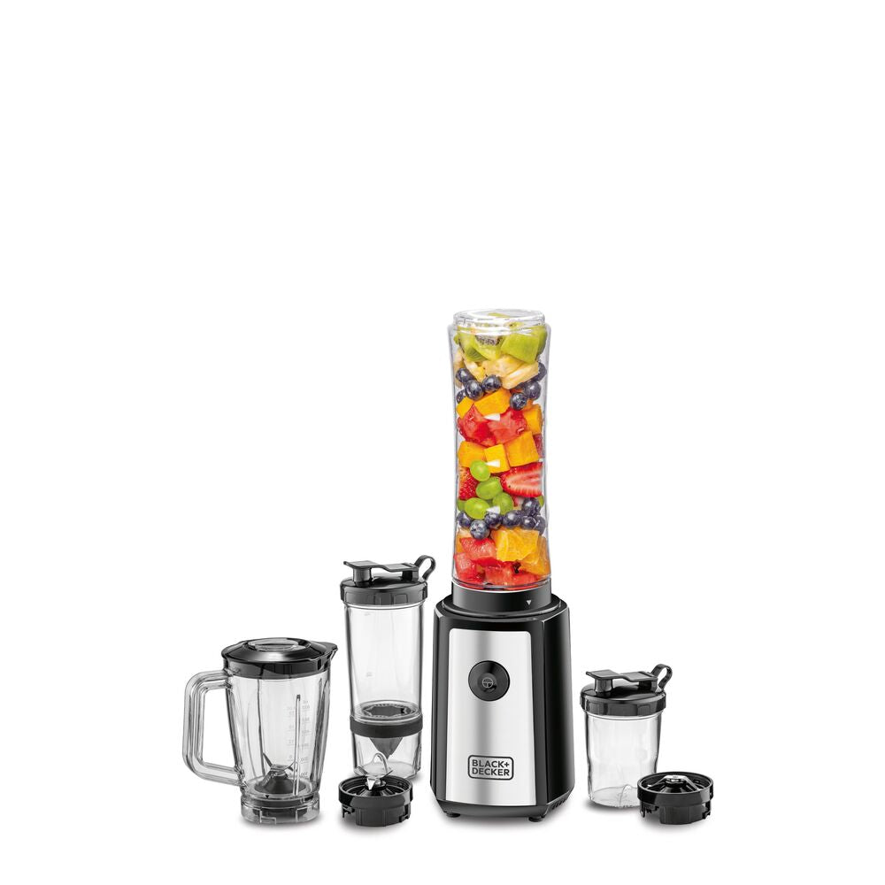 Brown Box 300W 16 Piece 4-in-1 Personal Compact Sports Blender/Smoothie Maker with Citrus Juicer & Grinder Mill