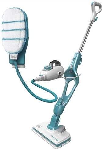 15-in-1 Steam Mop with SteaMitt with Variable Superheated Steam & Steam Jet with 15 Accessories, Swivel Head