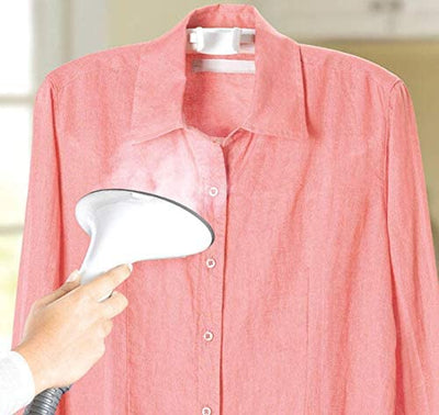 Brown Box Garment Steamer with Double Pole 2000 W 2.4 Liter 3 Stage White/Grey