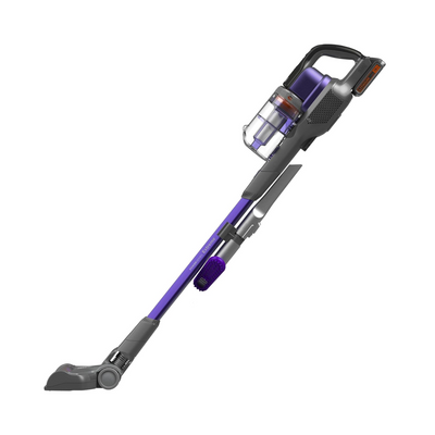 BLACK+DECKER 4-in-1 Cordless Powerseries Extreme Pet Stick Vacuum Cleaner 18V 1.5 Ah Purple/Grey BDPSE1815P-QW