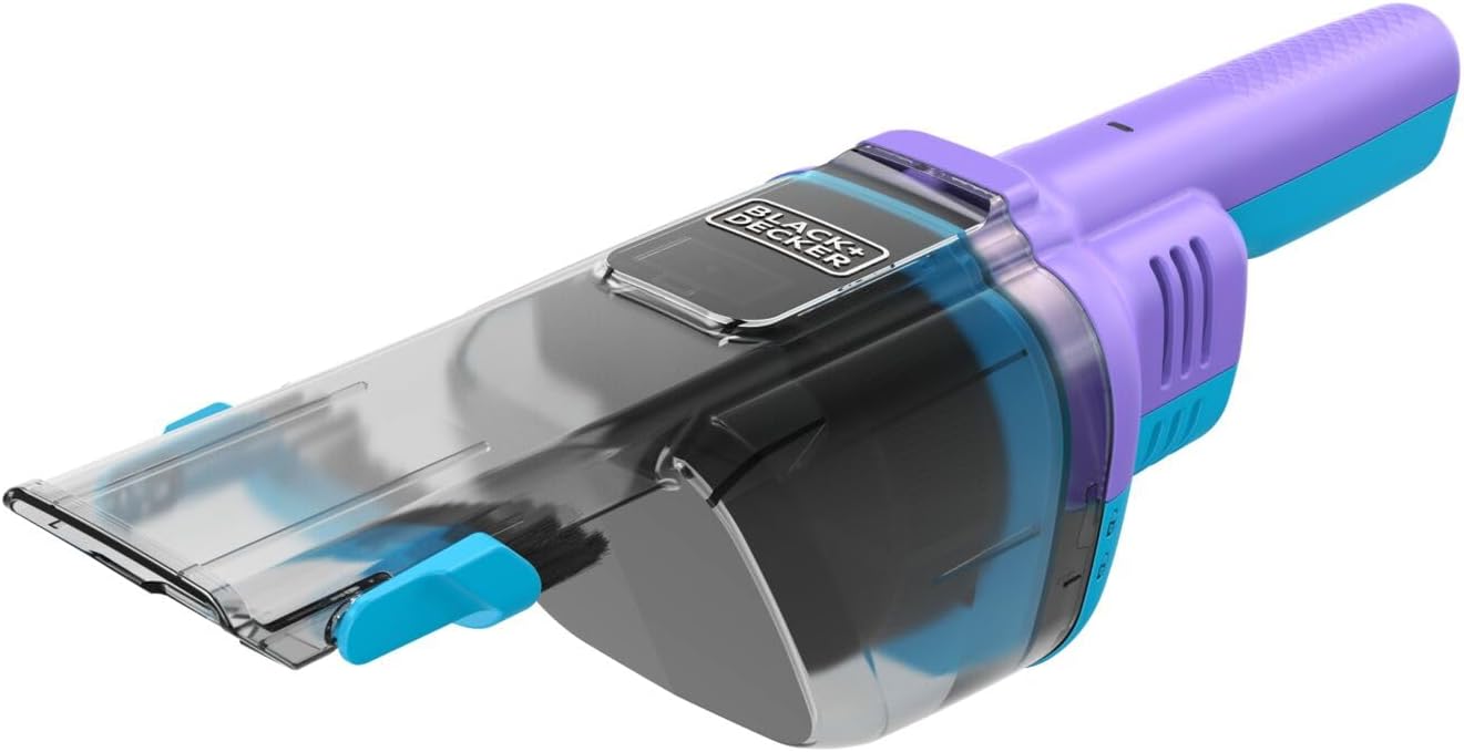 BLACK+DECKER 7.2V/2.0Ah Cordless Handheld Dustbuster Vacuum, Lively Lavender/Breeze Purple - NVD220BP-GB, by BLACK+DECKER