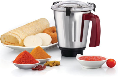 Brown Box 3-in-1 Multifunctional 750W Mixer Grinder with 3 Jars Set: Blender, Wet & Dry Grinder and a Chutney Jar