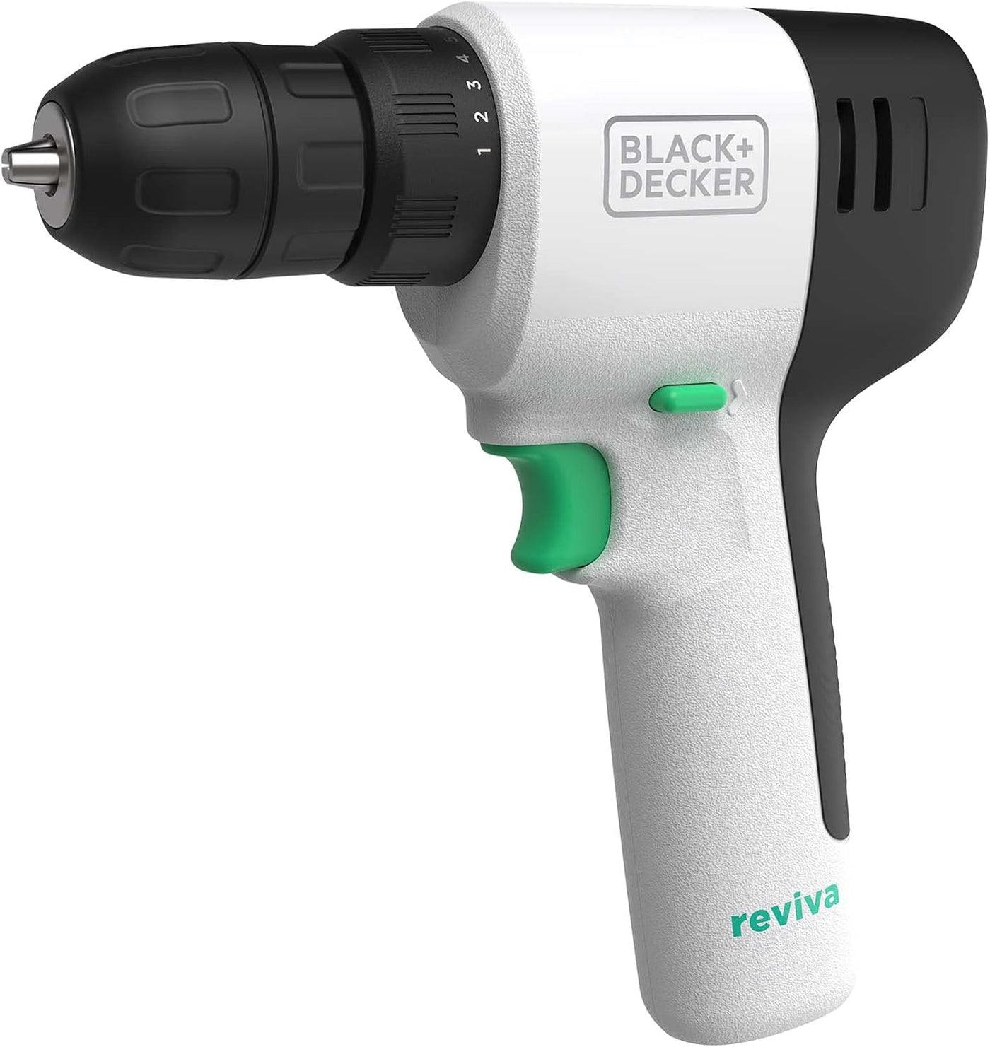 Brown Box Black & Decker Reviva Powerful 12V Cordless Lightweight Drill Driver Made From 50% Recycled Material