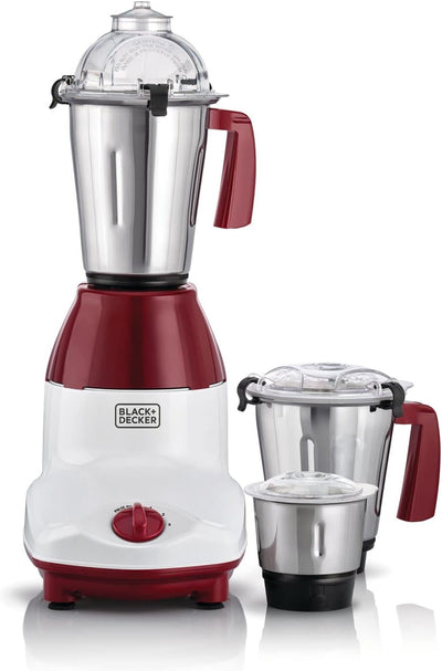 Brown Box 3-in-1 Multifunctional 750W Mixer Grinder with 3 Jars Set: Blender, Wet & Dry Grinder and a Chutney Jar