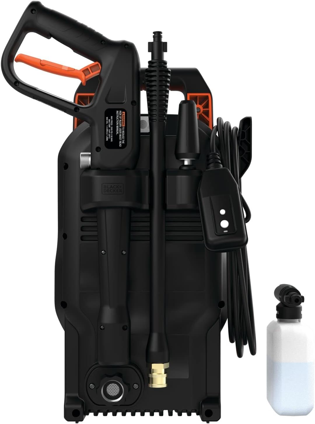 Brown Box BLACK + DECKER 1300W 110 Bar/1600 PSI Pressure Washer With Self Priming