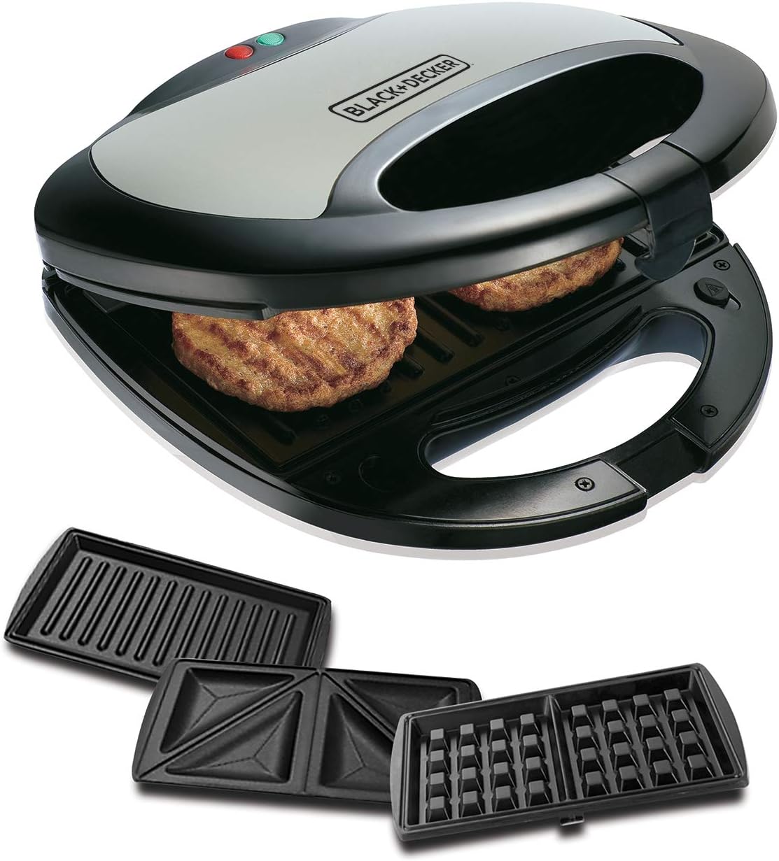 Brown Box Black + Decker 3 in 1 Sandwich, Grill & Waffle Maker