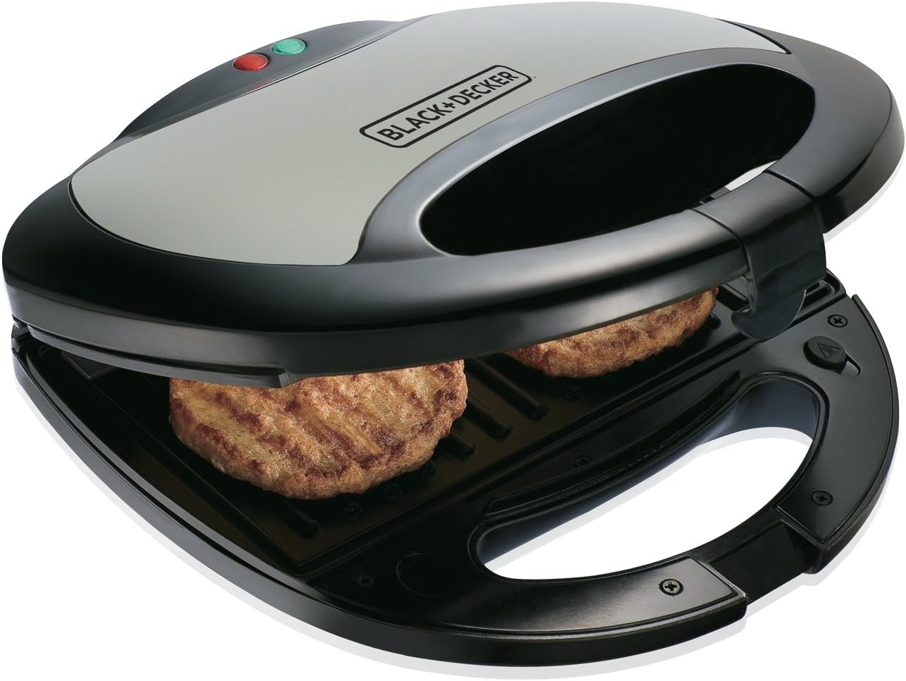 Brown Box Sandwich Maker with Removable Grill Plate 2 Slot 750 W