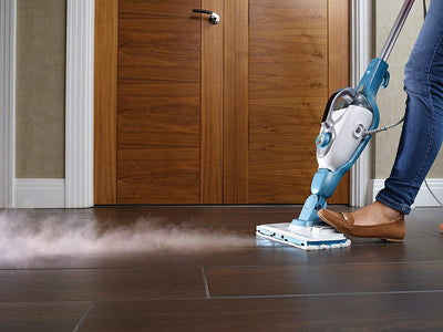 15-in-1 Steam Mop with SteaMitt with Variable Superheated Steam & Steam Jet with 15 Accessories, Swivel Head