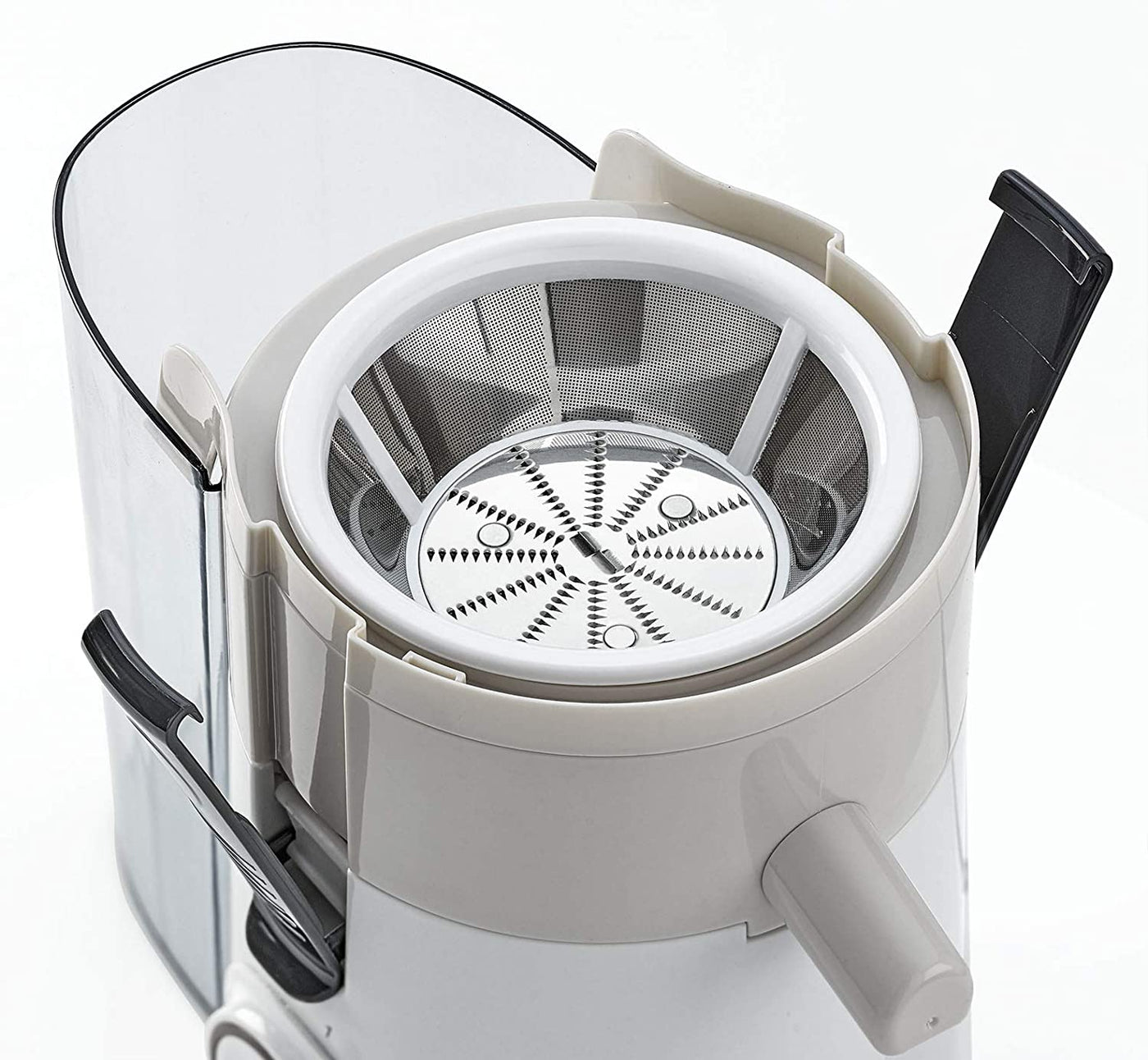 Brown Box 250W Juicer Extractor with Large Feeding Chute White/Grey