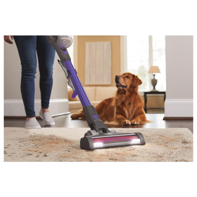 BLACK+DECKER 4-in-1 Cordless Powerseries Extreme Pet Stick Vacuum Cleaner 18V 1.5 Ah Purple/Grey BDPSE1815P-QW