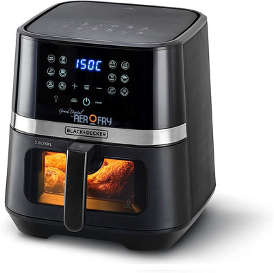 Brown Box Digital 12-in-1 Multifunction Air Fryer 1800W 8.5L/2Kg Capacity With Rapid Hot Air Circulation For Frying, Grilling, Broiling, Roasting, and Baking