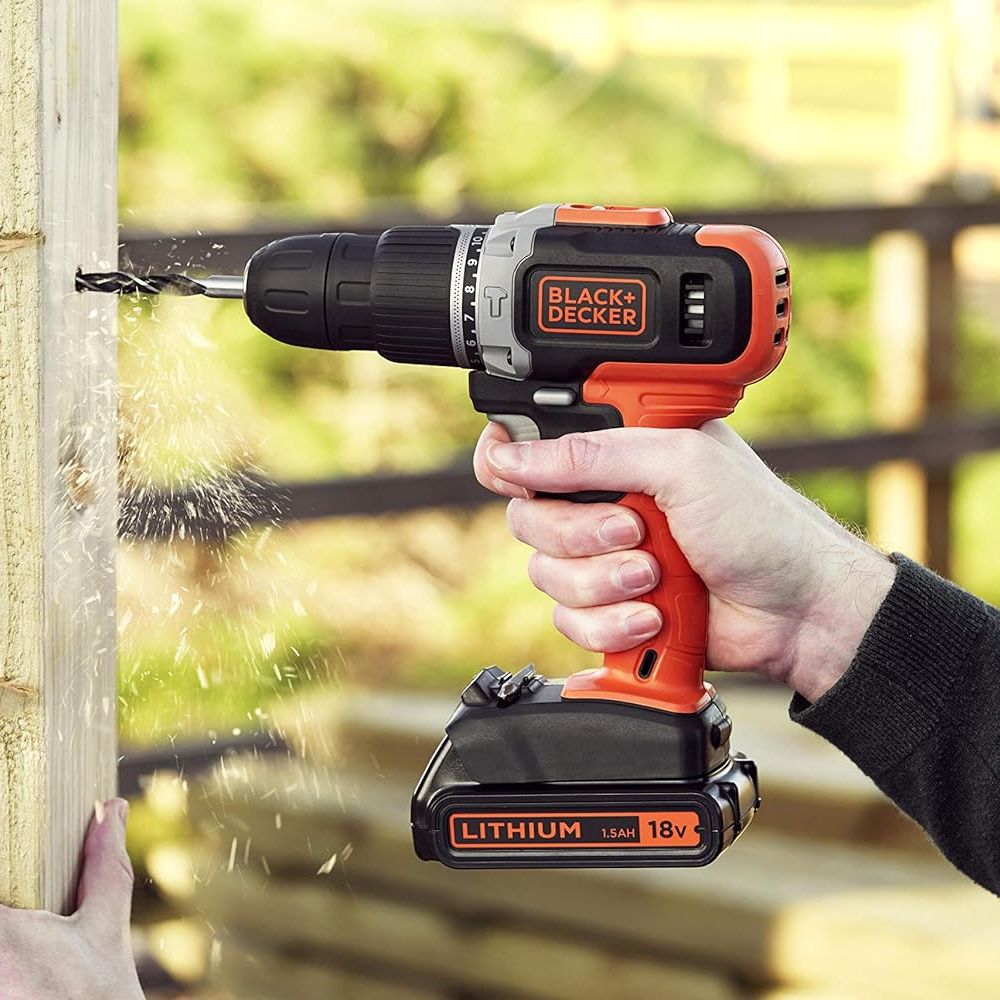 Black and decker cordless hammer drill 20v best sale