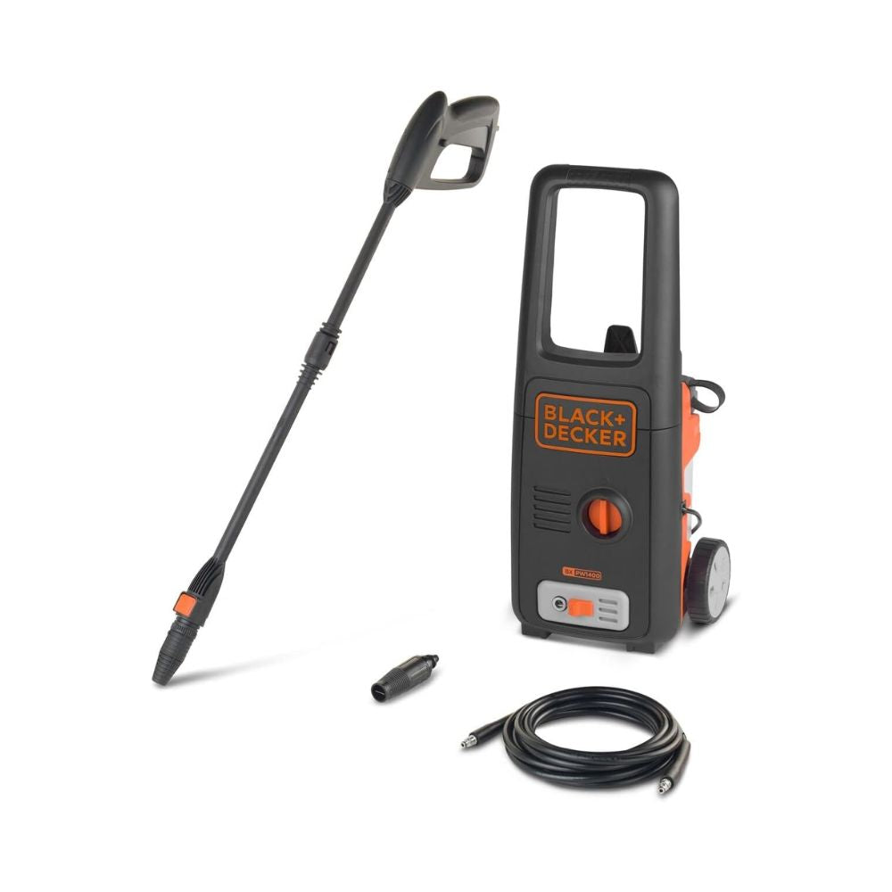 High Pressure Washer Cleaner With Rotating Nozzle, Portable Cleaning Machine for Cars / Fences / Garden / Patios / Pool Orange/Black