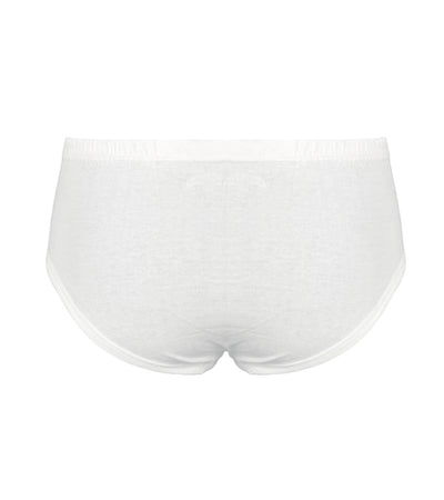 Alphabet Boys Brief  White 6 Pack (7/8yrs)