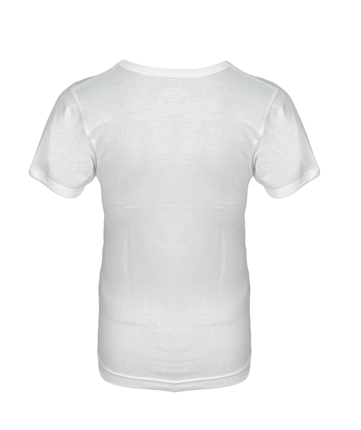 Alphabet Boys T-Shirt White 6 Pack (7/8yrs)
