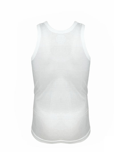 Alphabet Boys Vest White 6 Pack (5/6yrs)