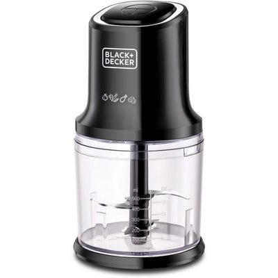 BLACK+DECKER BLACK+DECKER Vertical Chopper, 4 Blades, 500W, 500ml, Black - FC500-B5, by BLACK+DECKER