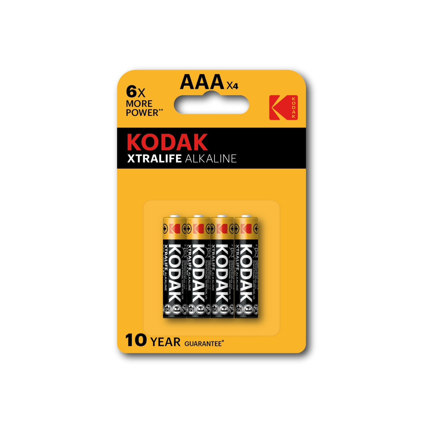 Kodak XTRALIFE alkaline AAA battery (4 pack)