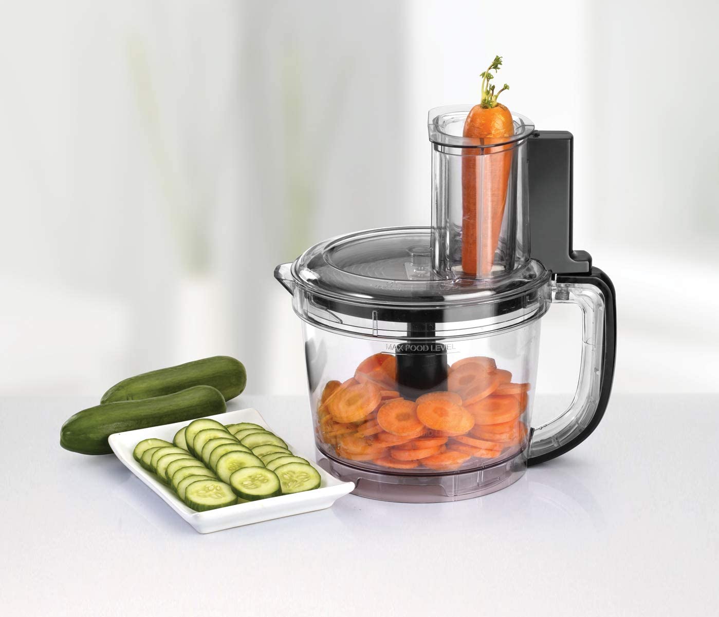 Brown Box 800W 41 Function 4-in-1 Food Processor, Black/Silver