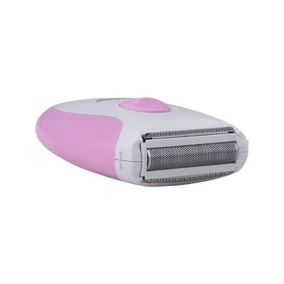 Geepas GLS8691 Lady Shaver - Rechargeable Portable Hair Remover Electric Trimmer Epilator for Face, Eyebrow, Legs Bikini Line Ladies Shaver- Wet & Dry Use