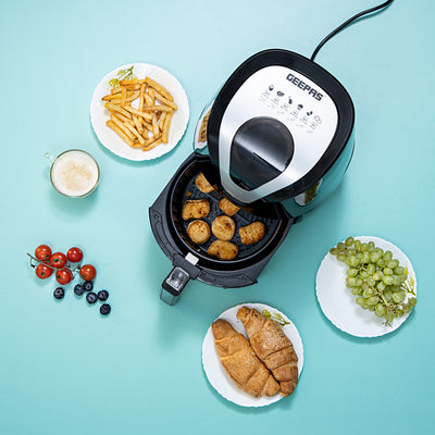 Digital Air Fryer, 3.5L Non-Stick Fryer, GAF37501 | Oil & Fat Free Air Fryer | Overheat Protection | Sensor Touch Panel | 7 Program for Frying | Variable Time Program