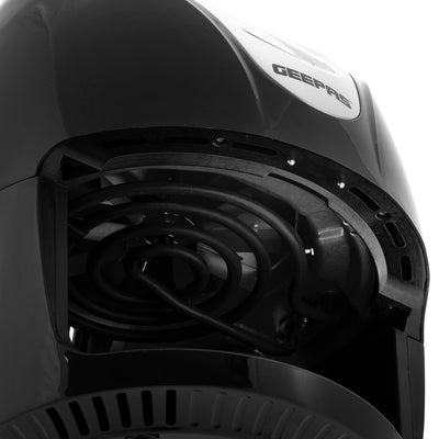 Geepas GAF37516 Air Fryer 1.8L - Cool touch Housing & handle | Overheat Protection, LED ON-OFF Lights, 30 Minutes Timer, Rapid Air Circulation, Non Stick Detachable Basket, Temperature & Timer Control | 2 Years Warranty