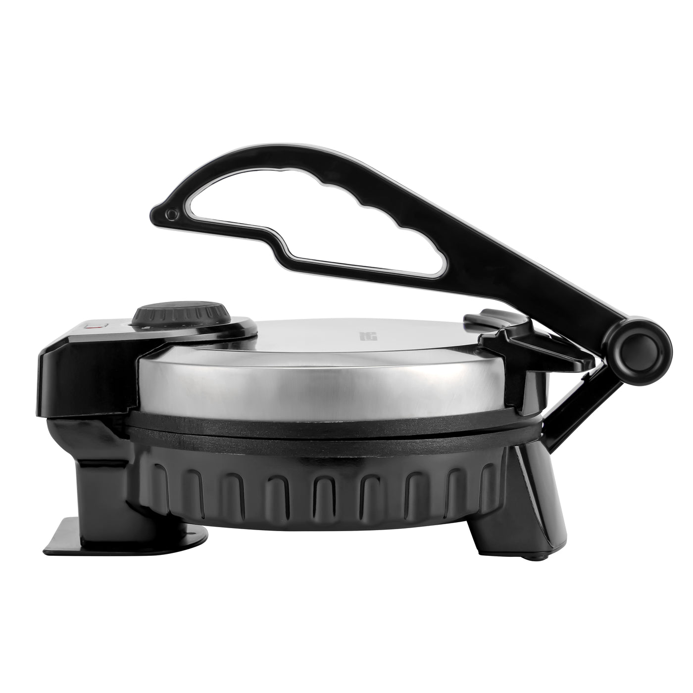 Geepas GCM5429 8" Chapathi Maker - Non-stick Coating with Thermostat Control | Cool Touch Handle with Indicator Lights | Ideal for Making Breads, Chapathi, Roti