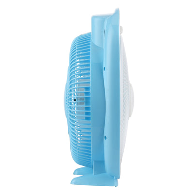 Geepas 12" Box Fan- GF926| High Performance Fan with 3-Speed Controls and 5 Leaf Blades| Adjustable Pitch Angle and Efficient Cooling| High Performance 45W Motor for High Speed Wind| 2 Years Warranty| Blue