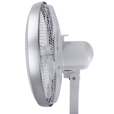 Geepas GF9466 16" Stand Fan With Remote Control 50W - 3 Speed, 5 Leaf Blade, Adjustable Height & Tilt Setting With Led Display | Auto Off | 2 Years Warranty