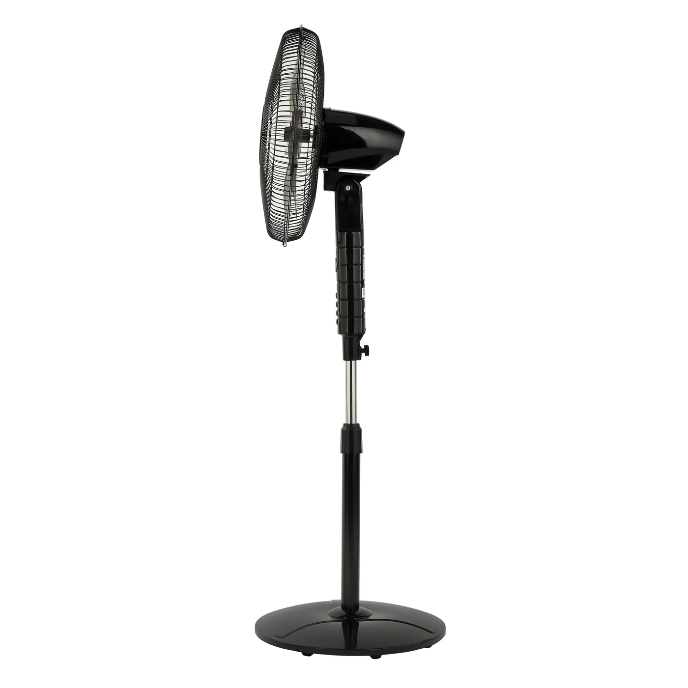 Geepas 16" Remote Control Stand Fan- GF9489| High Performance Fan with 3-Speed Controls, 5 Leaf Blades and Remote Control| Adjustable Tilt Angle, Height and Efficient Cooling| High Performance 60W Motor for High Speed Wind| 2 Years Warranty| Black