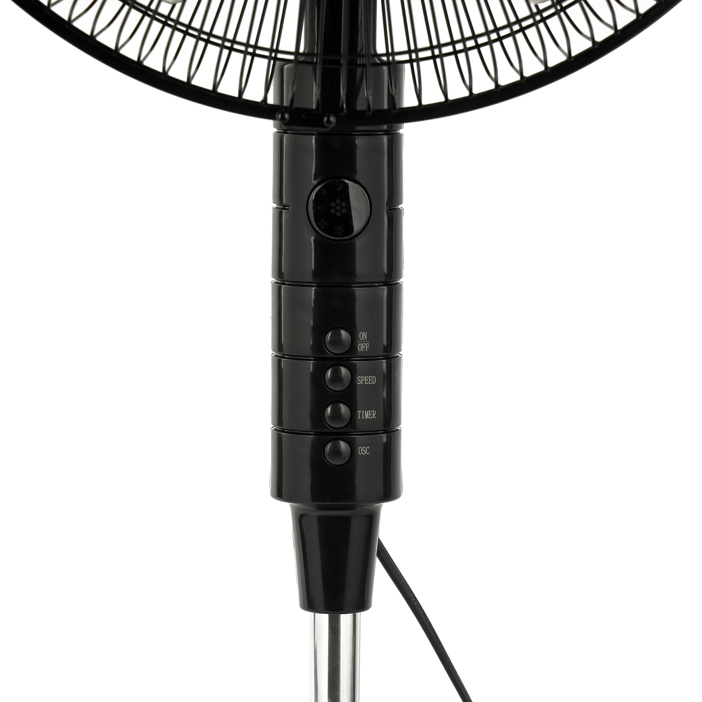 Geepas 16" Remote Control Stand Fan- GF9489| High Performance Fan with 3-Speed Controls, 5 Leaf Blades and Remote Control| Adjustable Tilt Angle, Height and Efficient Cooling| High Performance 60W Motor for High Speed Wind| 2 Years Warranty| Black