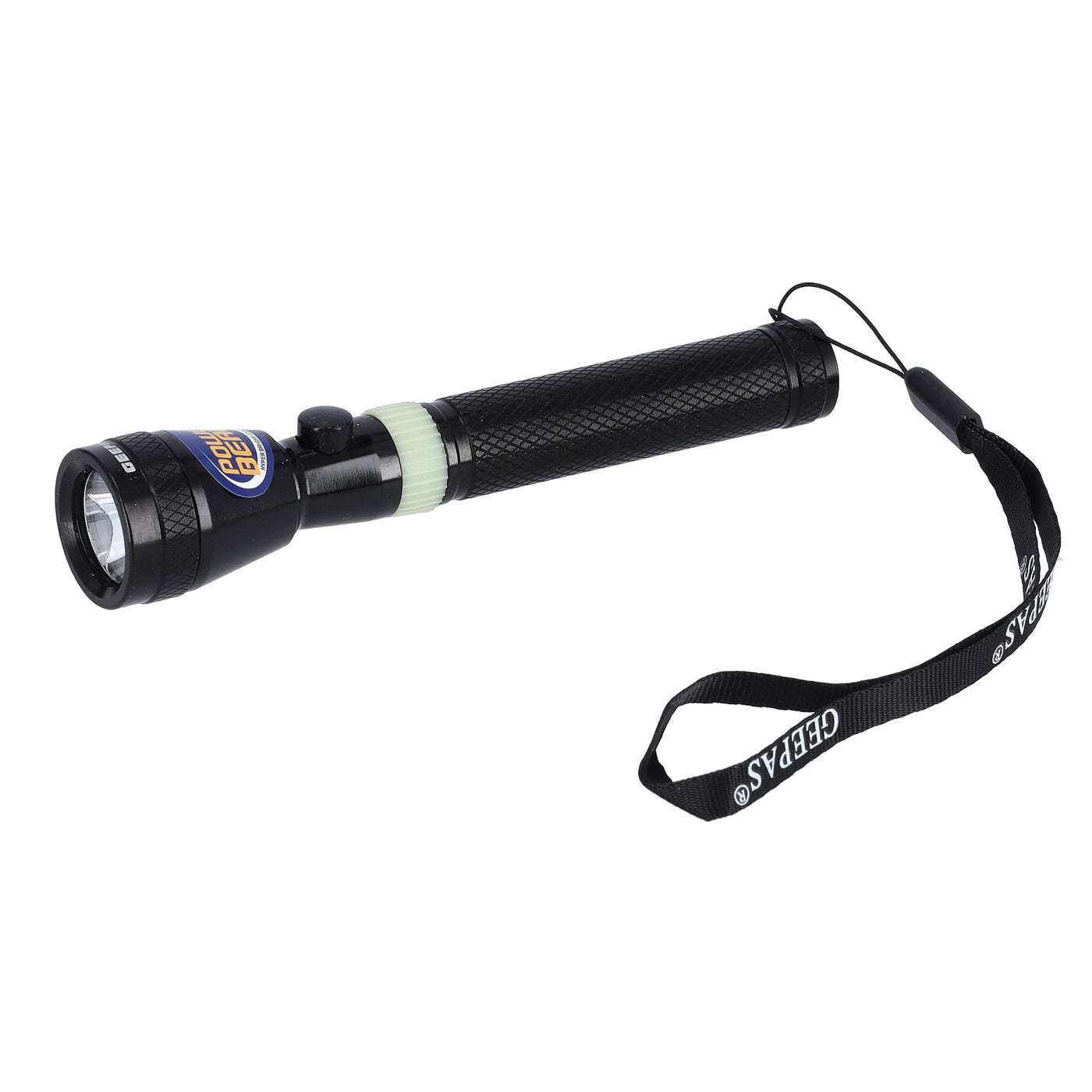 Rechargeable LED Flashlight, 800m Range Distance, GFL51028 | Aluminium Body | Lifetime Warranty CREE LED | 40mins Working | Ni-Cd Battery