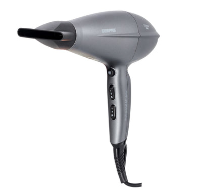 Geepas Hair Dryer Styling Concentrator, 3 Heat Settings, GHD86052 | Iconic Technology Dryer with Cool Shot Function | Removable Filter Cover | 2300W Dryer for Frizz Free Styling